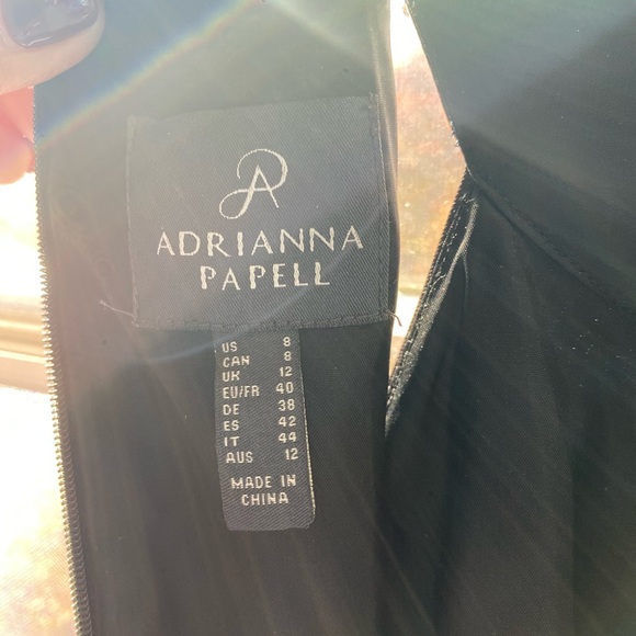 Black Cocktail/Evening Gown. Size 8. High/Low style. Has pockets! NBW! - Picture 3 of 3